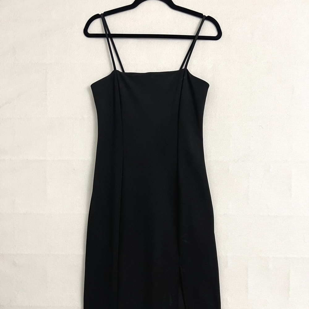 Leith Black Strapless Dress